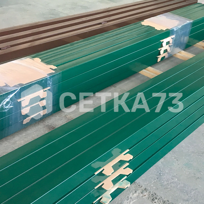 картинка Столбы без отверстий оцинкованные SETKA73 Ульяновск 